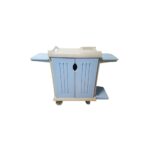 Image of care trolley for hospital supply transport.