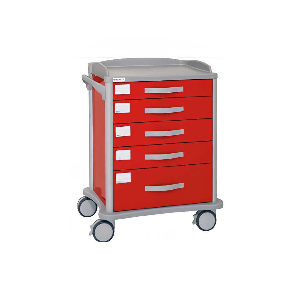 Image of medical trolley for workflow support.