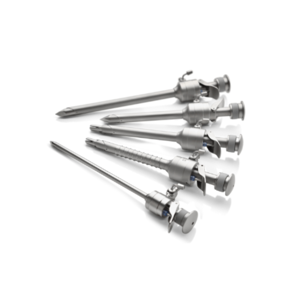 Image of reusable trocar for laparoscopic access.